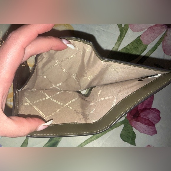 Michael Kors Olive and Brown Wallet - Picture 8 of 8